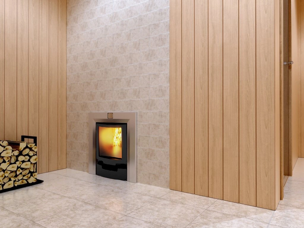 Печь для бани Русь-сетка 25 Л Панорама - Теплодар