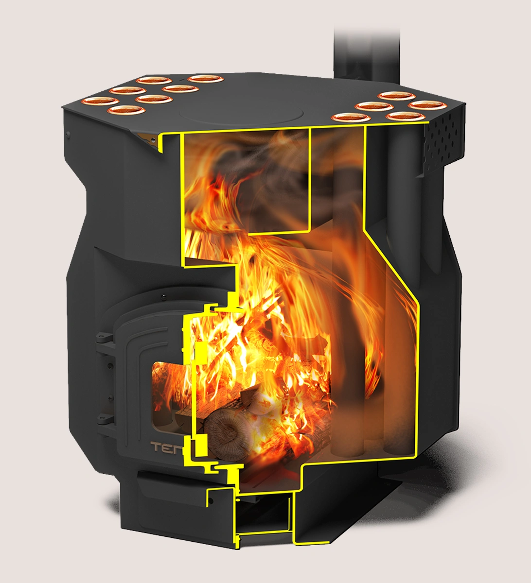 Отопительная печь ТОП-драйв-150 - Теплодар